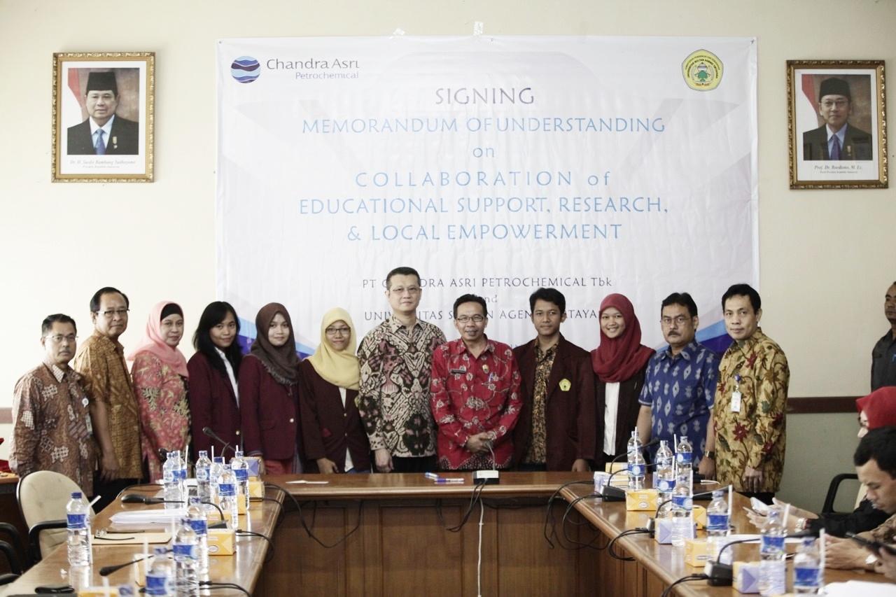 Penandatanganan MoU CAP – Untirta