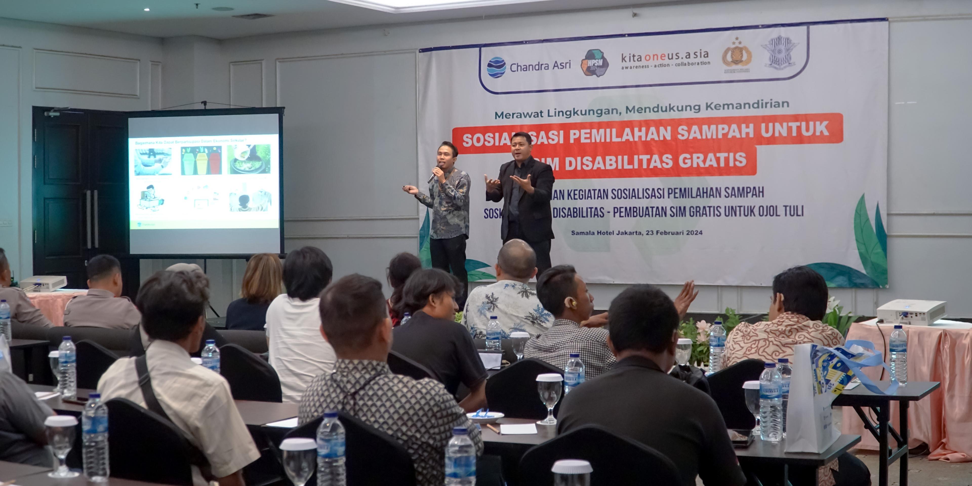 Chandra Asri Group Supports Mobility for Deaf People Through Plastic Waste Circular Economy