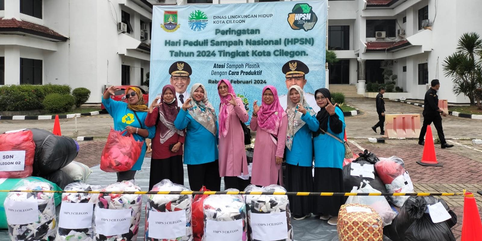 Chandra Asri Group Kelola 1,7 Ton Sampah Kresek dari Hasil Lomba DLH Kota Cilegon