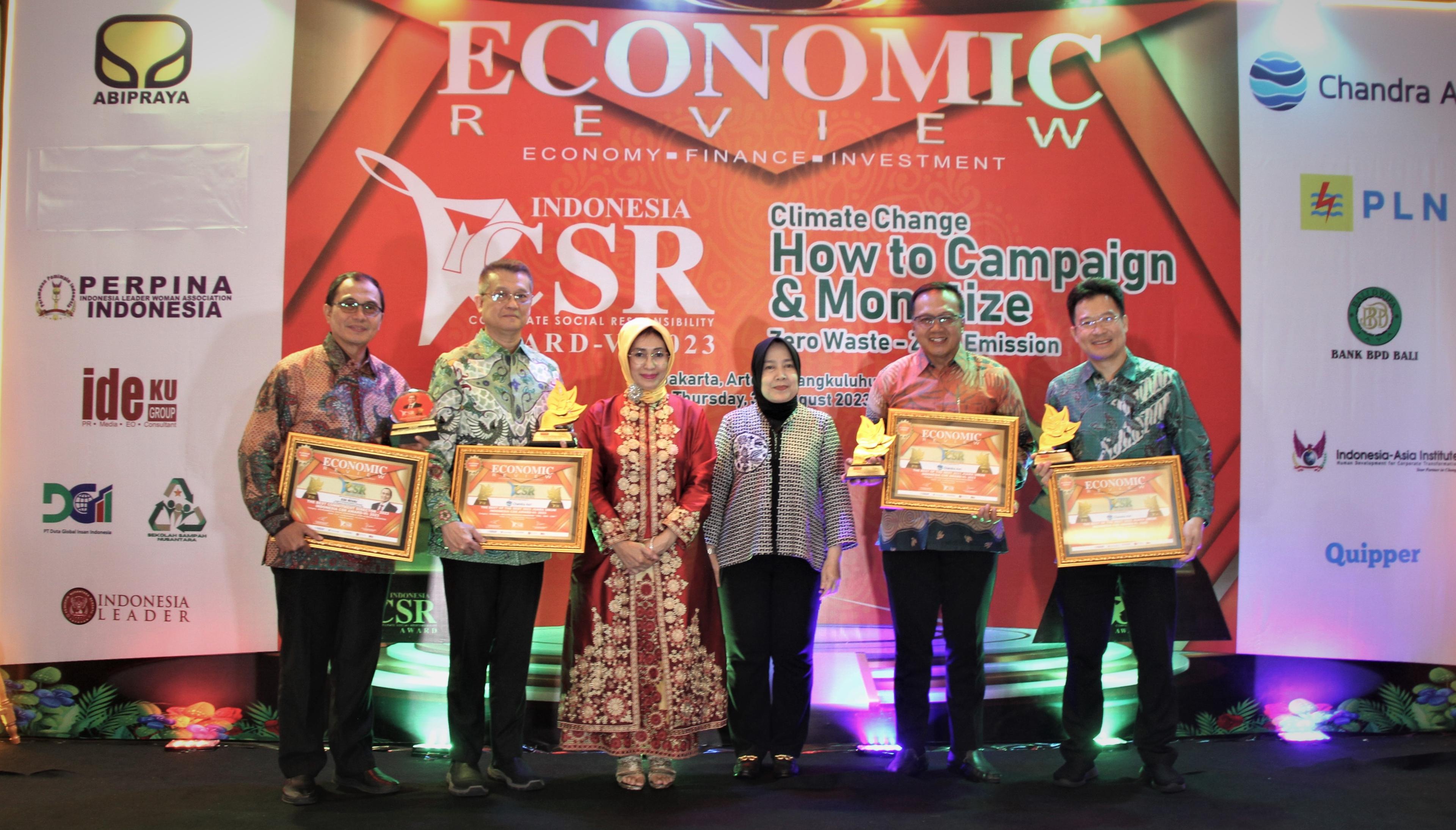 Indonesia Corporate Social Responsibility Awards Nobatkan Chandra Asri Menjadi Pemenang