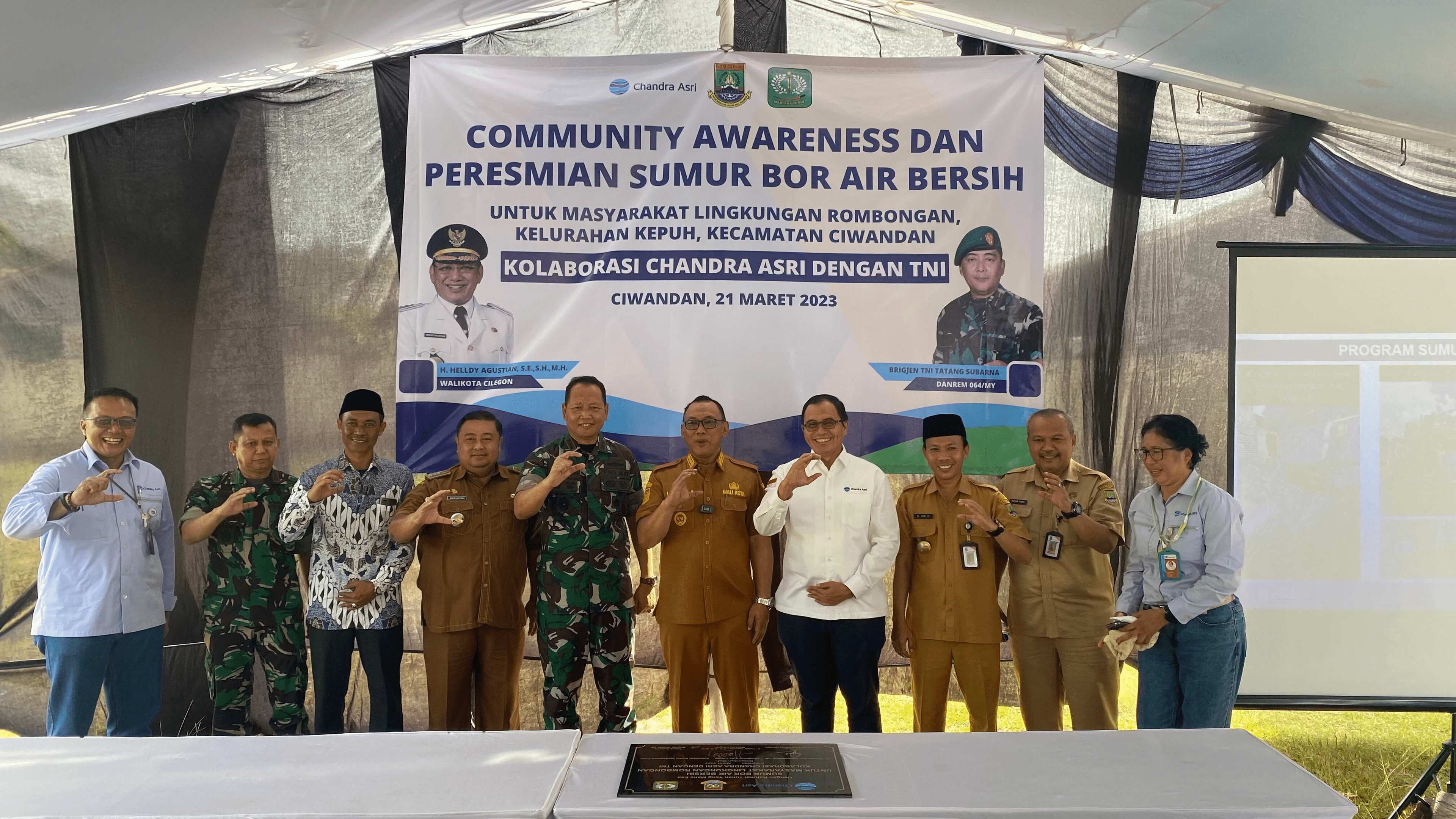 Collaborates with TNI in Providing Healthy-Environmentally Friendly Sanitation and Access to Clean Water