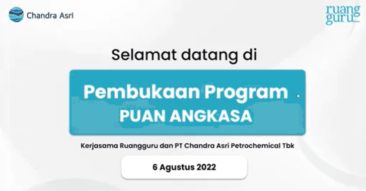 Chandra Asri and Ruangguru Foundation Collaborate on Women’s Competency Improvement and Empowerment Program