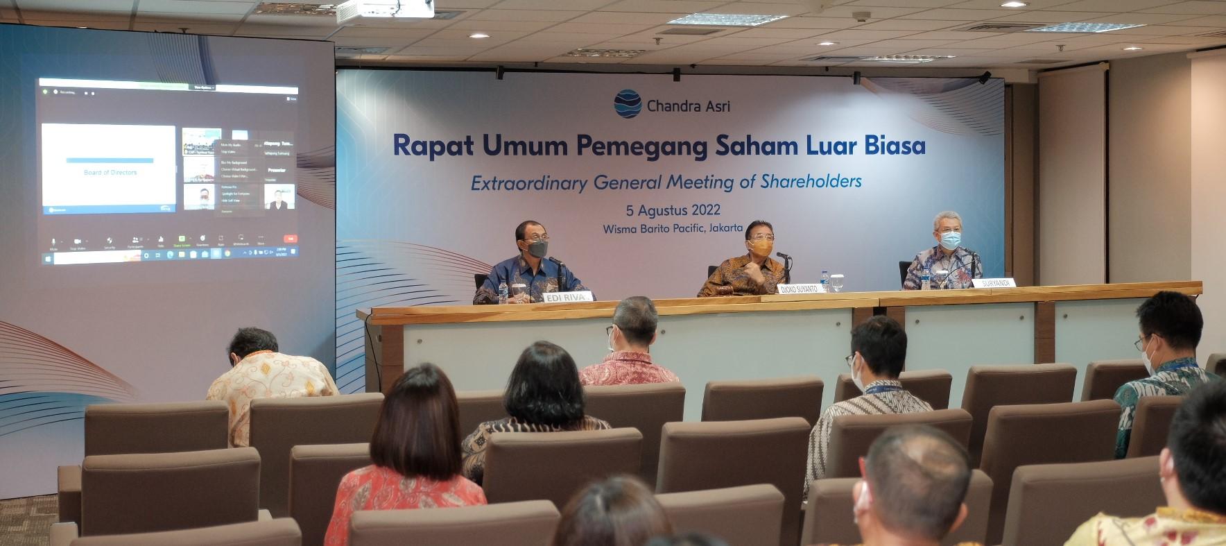 Rapat Umum Pemegang Saham Luar Biasa (RUPSLB) 2022