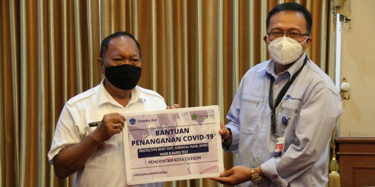 Chandra Asri Distributes Medical Equipment to The City Government of Cilegon for Handling COVID-19