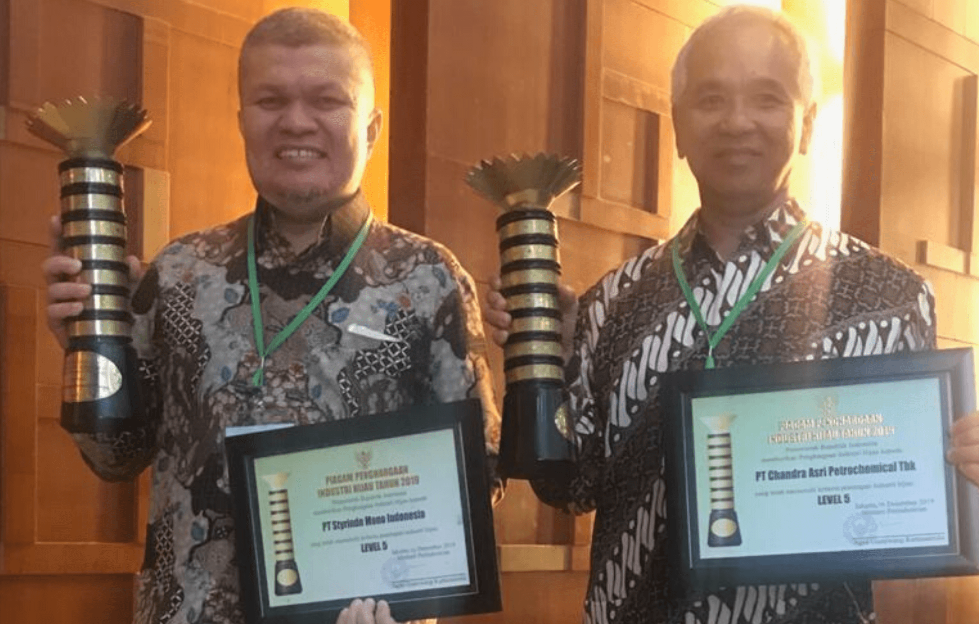 CAP and SMI Received Green Industry Award 2019