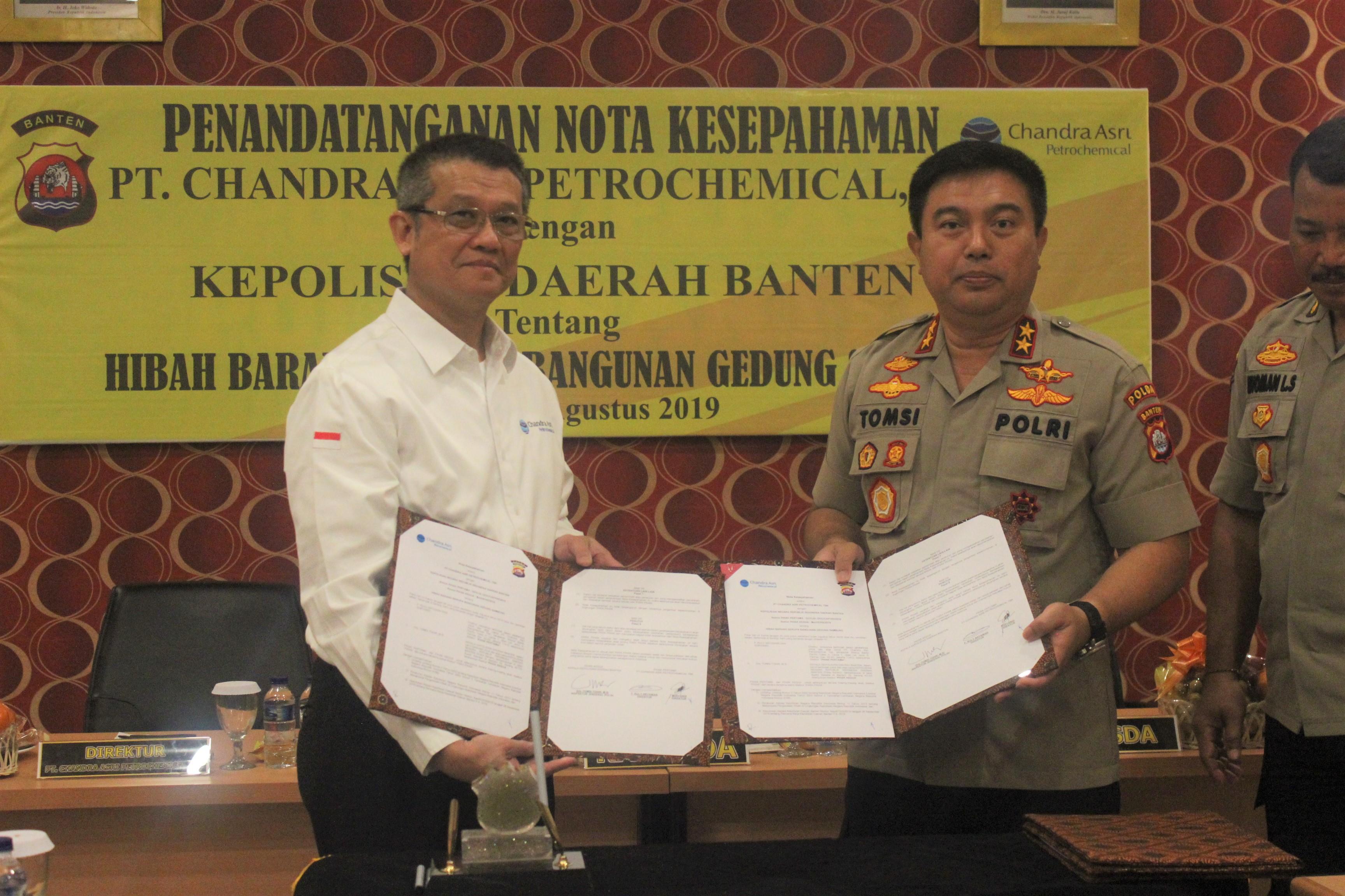 CAP Dukung Pembangunan Infrastruktur Mapolda Banten