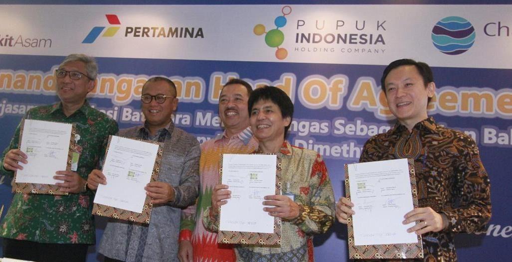 Penandatanganan Head of Agreement Hilirisasi Batubara