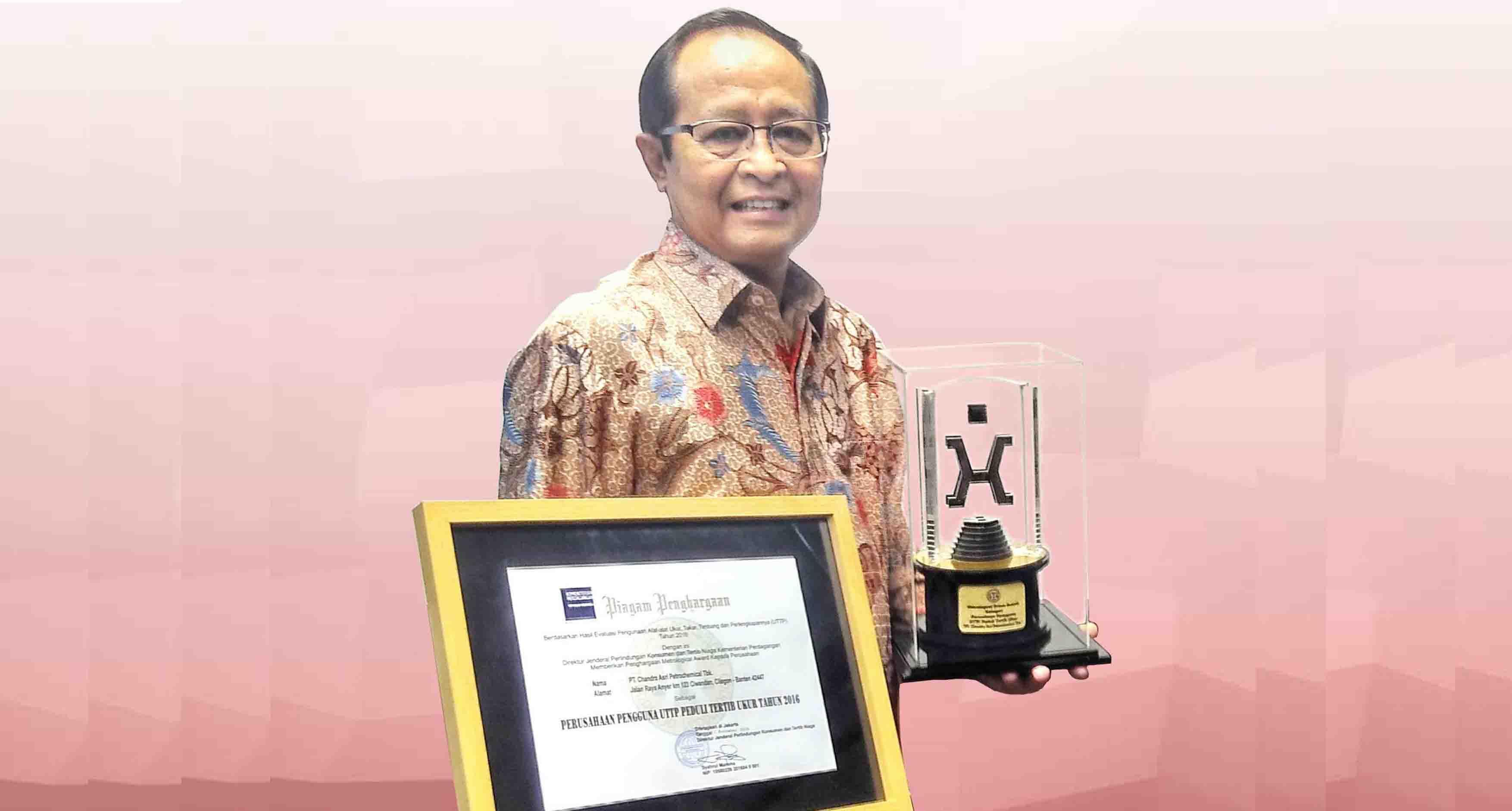 CAP Received Metrological Prime Award 2016