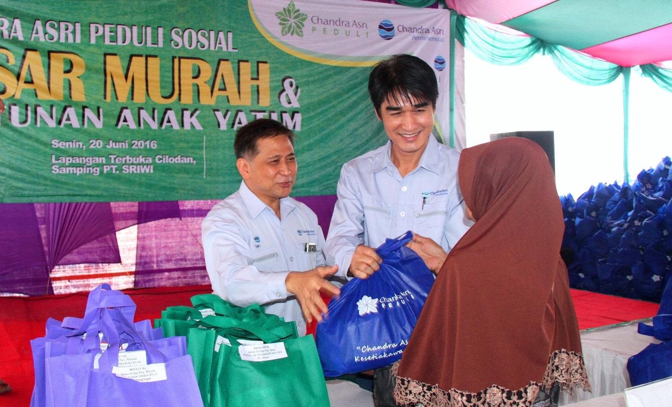 CAP Selenggarakan Pasar Murah dan Santunan Yatim