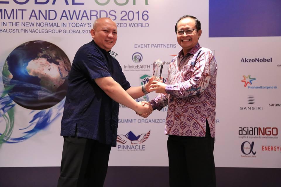 CAP Raih Gold Award di Global CSR Award 2016