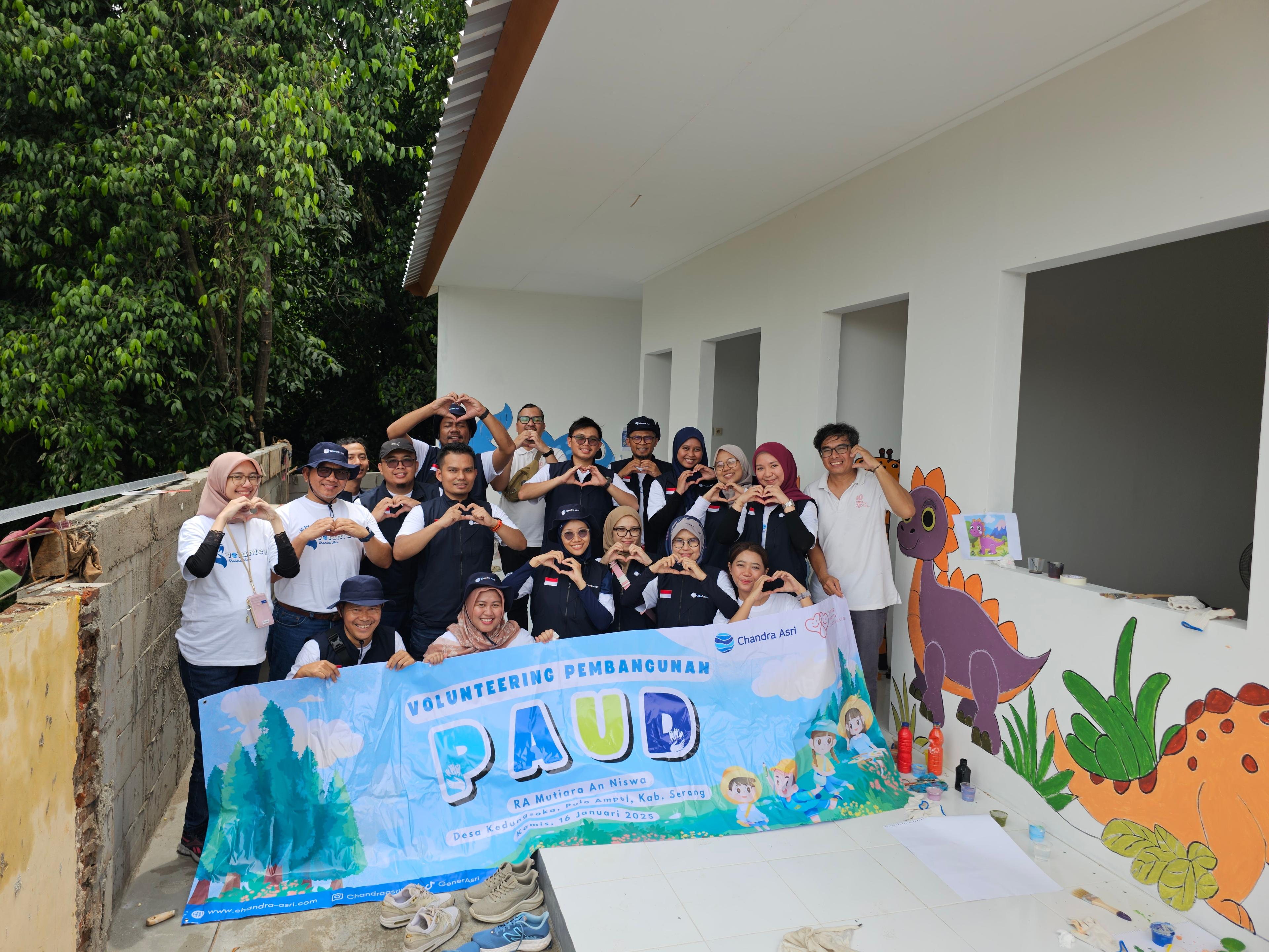 Volunteering PAUD Construction on January 16, 2025