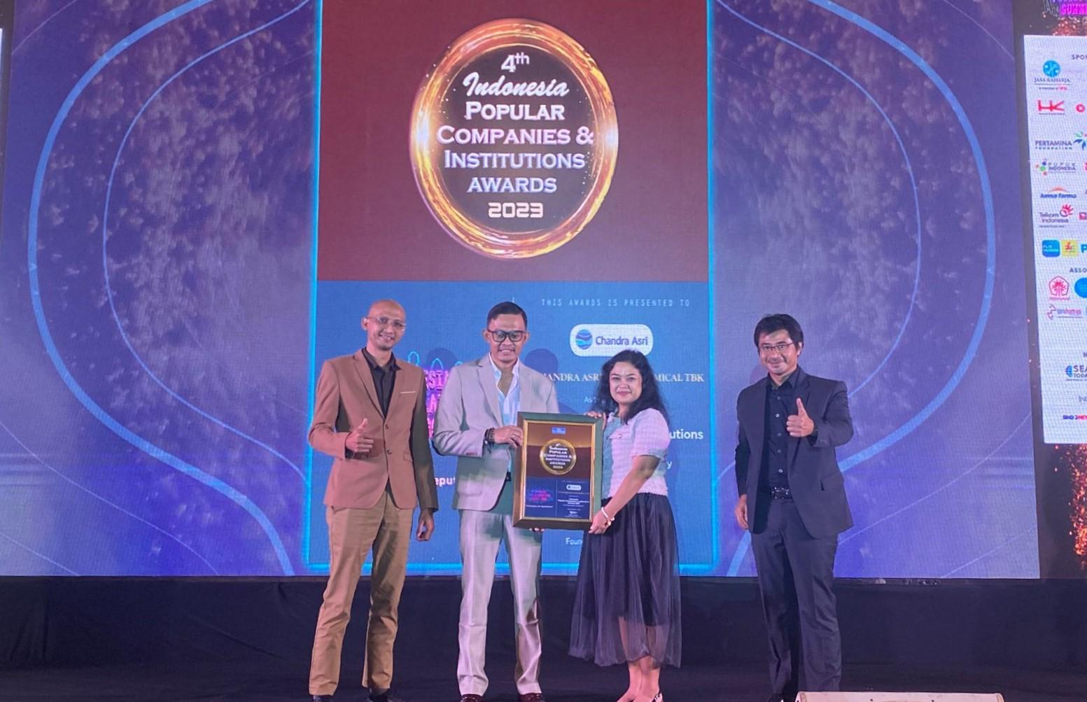 Chandra Asri Wins Popular Companies & Institutions Award 2023