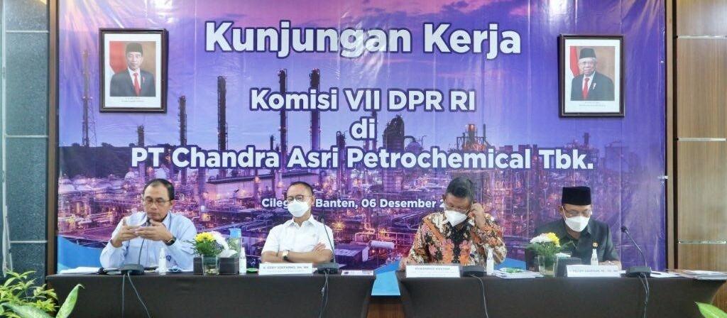Kunjungan Komisi VII DPR RI dan Kemenperin ke Pabrik Chandra Asri