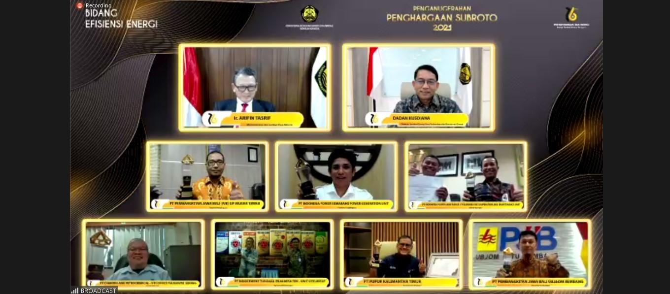 Chandra Asri Berhasil Meraih Penghargaan Subroto Bidang Efisiensi Energi 2021